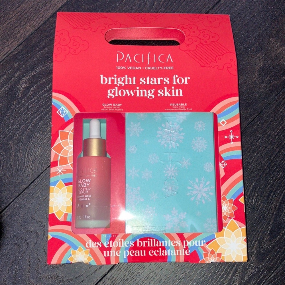 NIB Pacifica glow serum and mask duo
